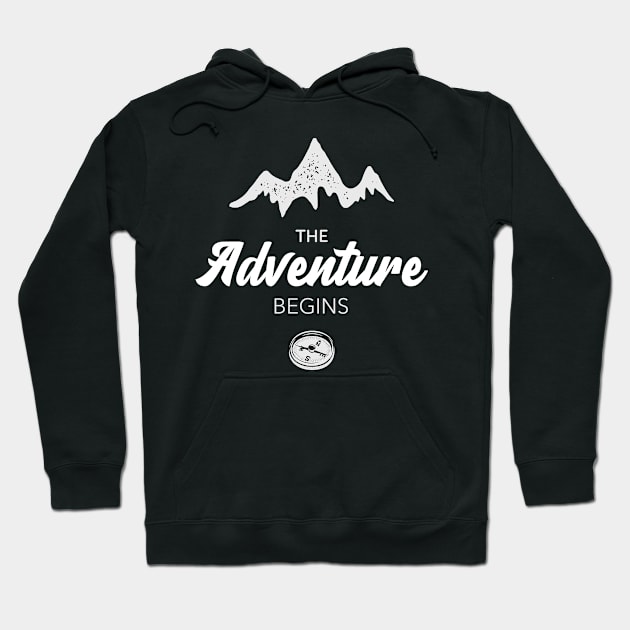 The Adventure Begins Hoodie by Live Together